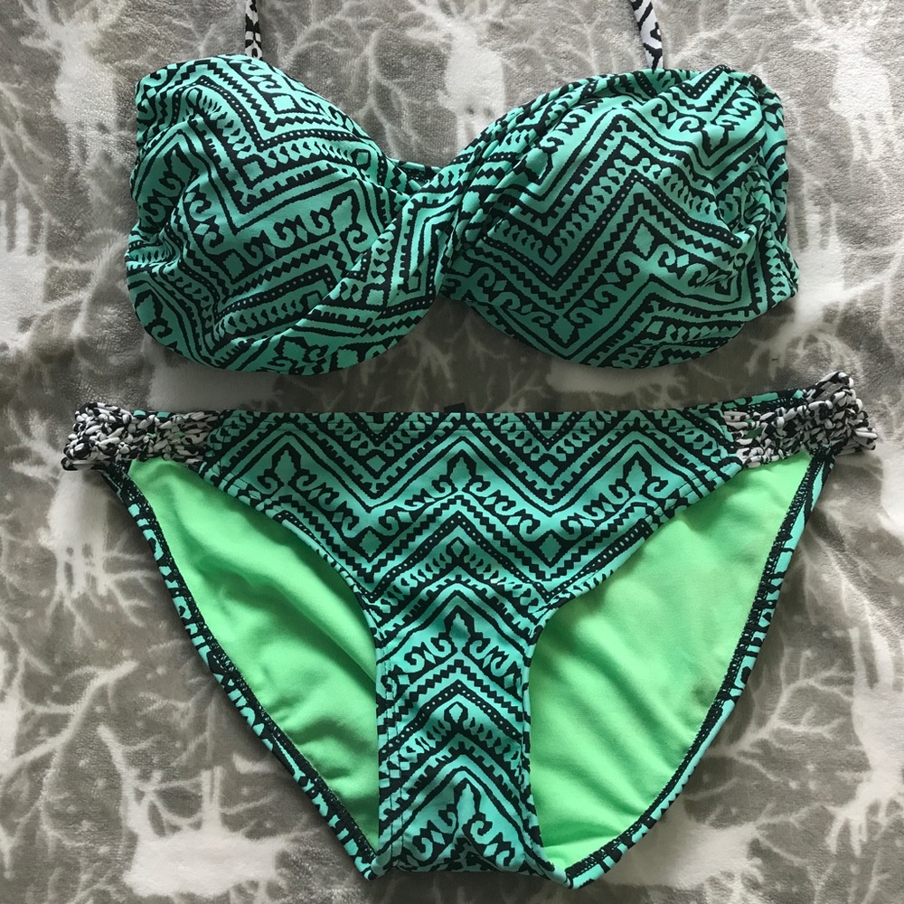 tribal print bikini